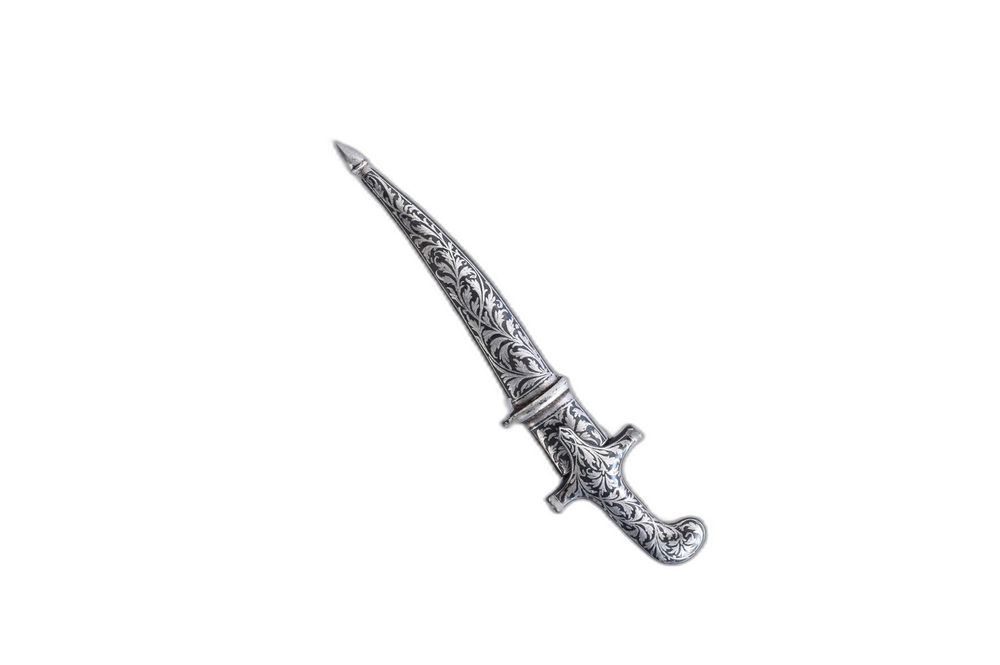 Handcrafted Damascus Steel Small Dagger & Paper Cutter