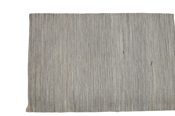 Grey Wool Hand-Knotted Carpet