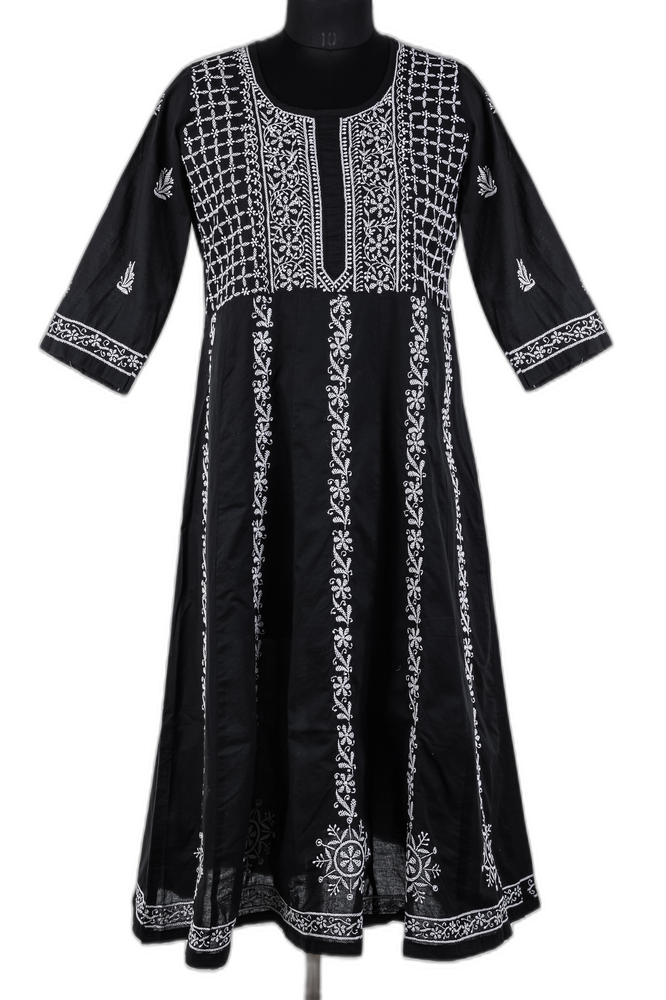 Black and White Anarkali