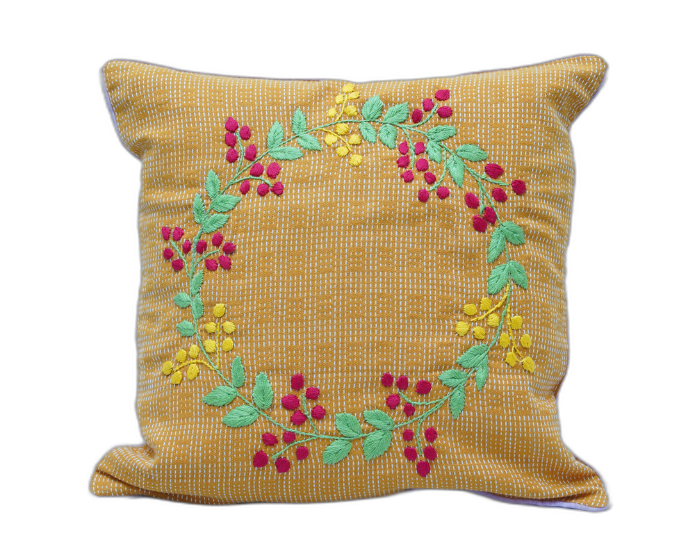 Hand Embroided Christmas Cushion cover