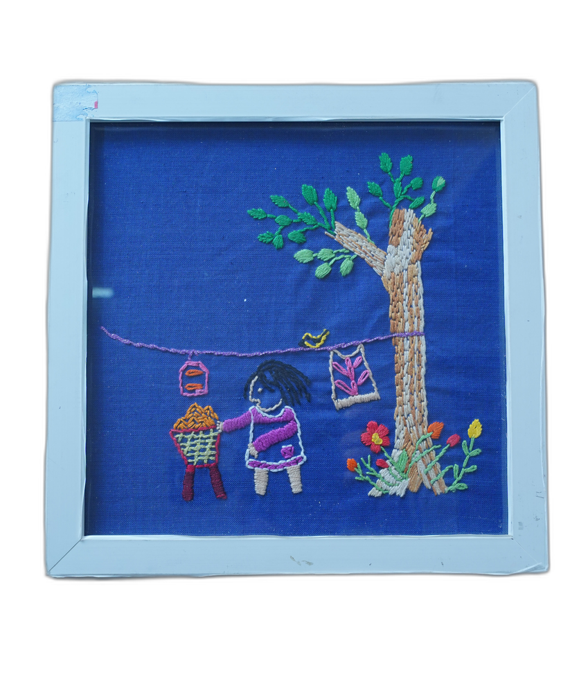 Little Girl Under the Tree Frame