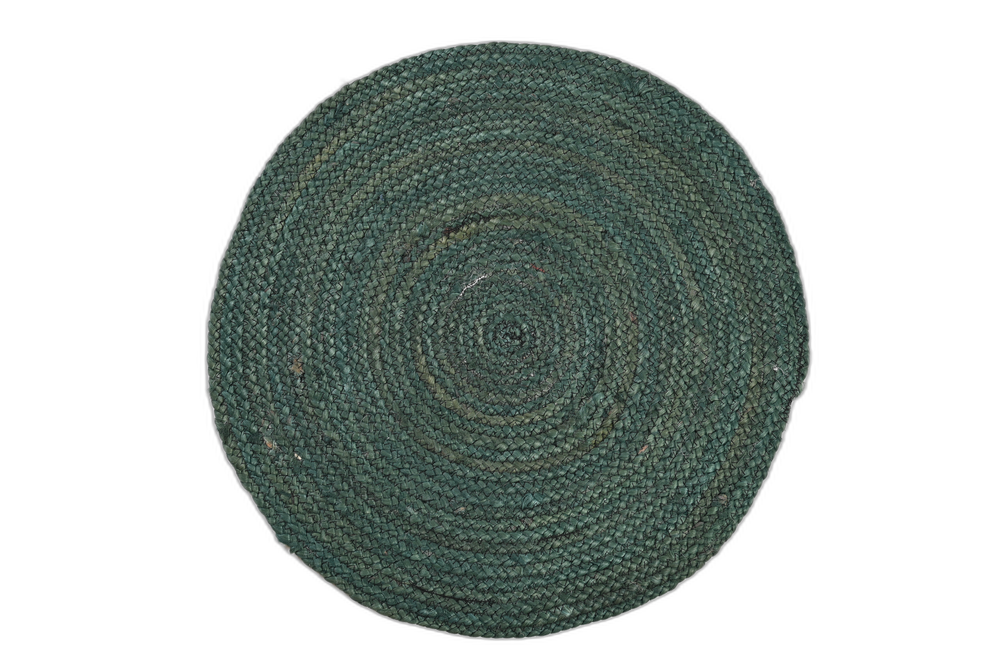 Handmade Dark Color Jute Mat