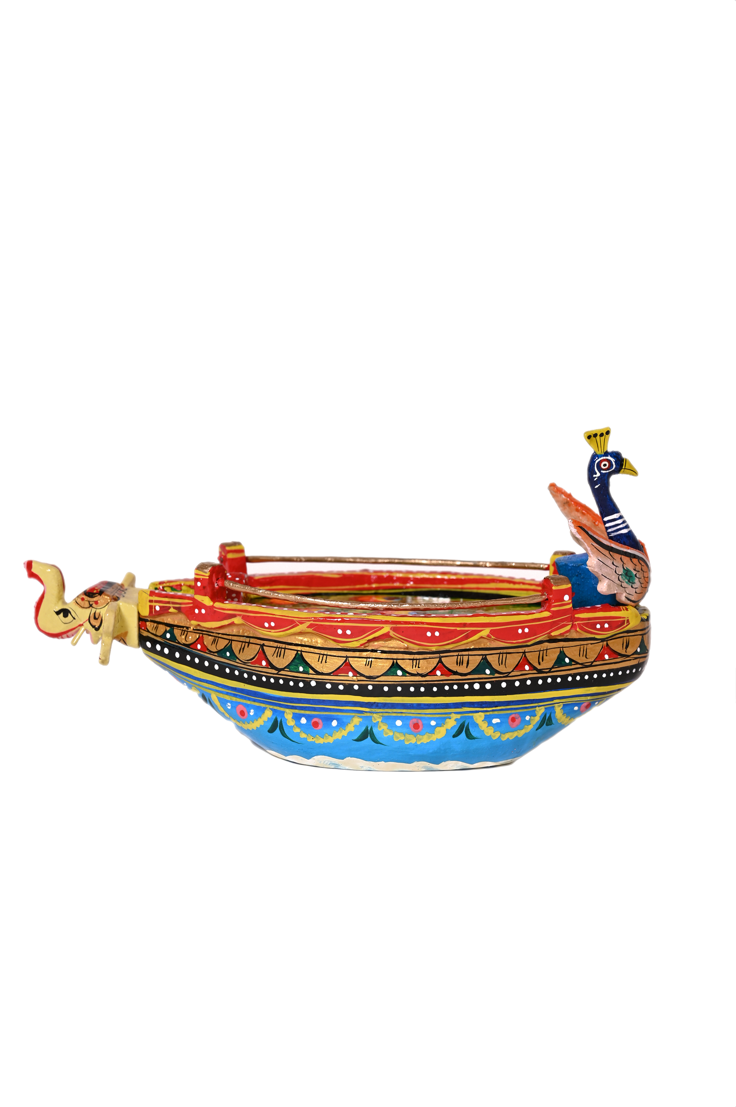 Handcrafted Peacock Boat