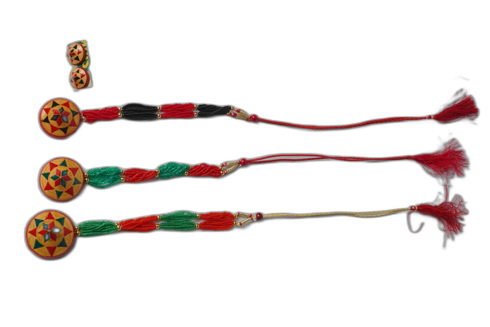 Handmade Wooden Assamese Jewelry