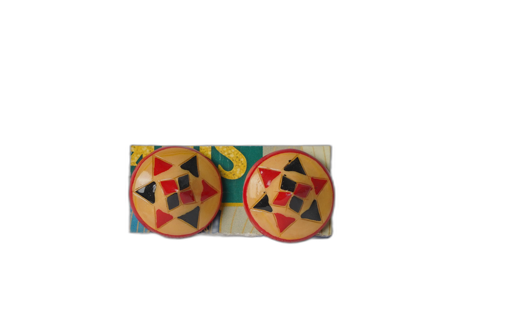 Handmade Assamese Wooden Earrings