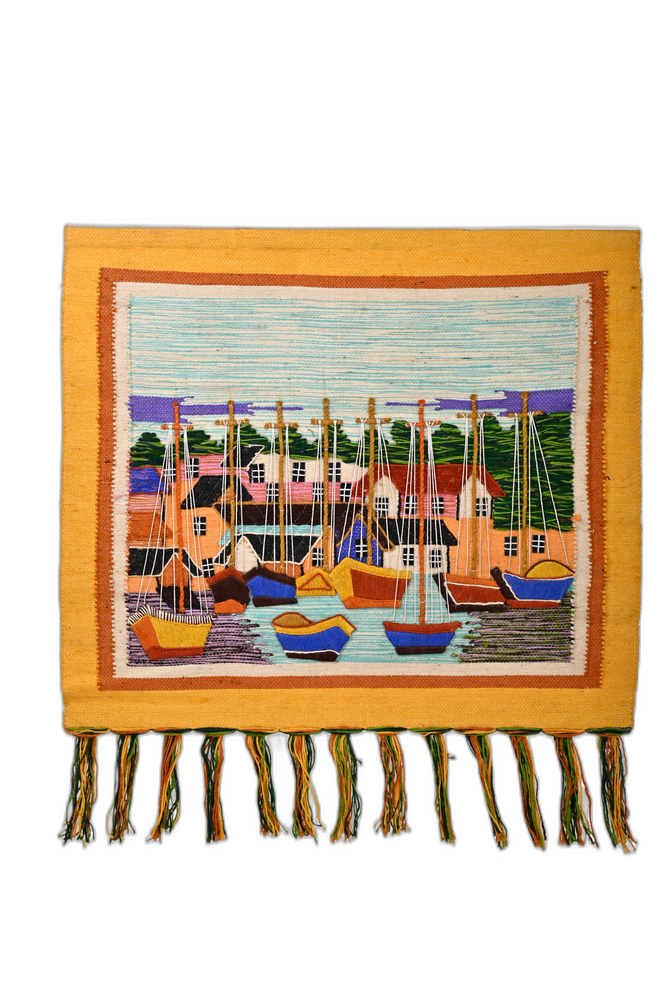 Ship & House Wall Hanging