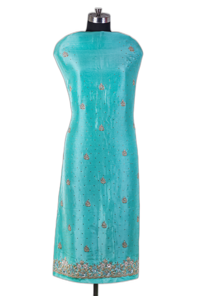 Sky Blue Unstitched Suit – Pure Carp Fabric