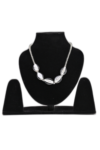 Silver Foil Necklace – Timeless Banarasi Craft