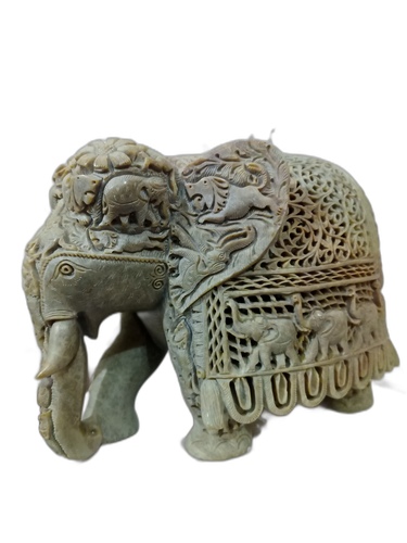 Stone Jali Work- Gajraj Haathi Work