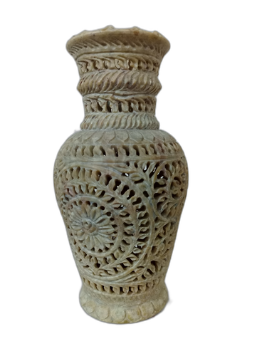 Stone Jali Work-Pot