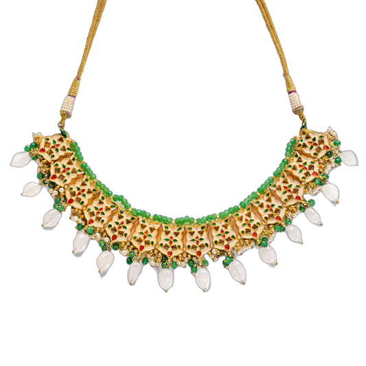 Meenakari Kundan Set