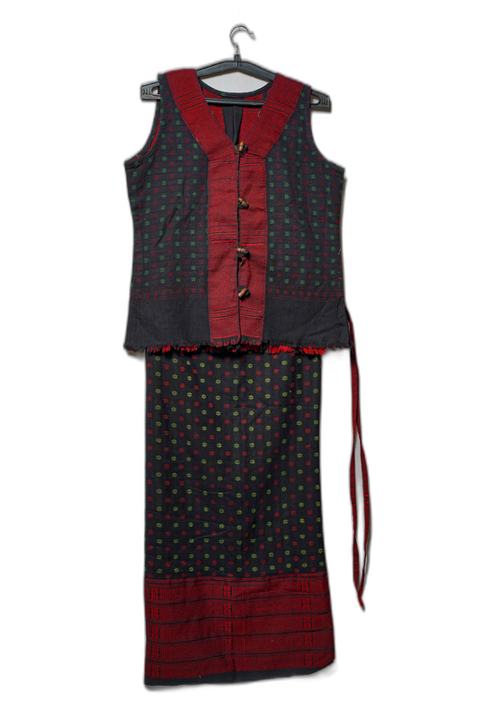 Assamese Wrap Around with Waist Coat