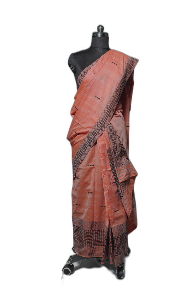 Handmade Masraz Cotton Paat Sador Mekhela