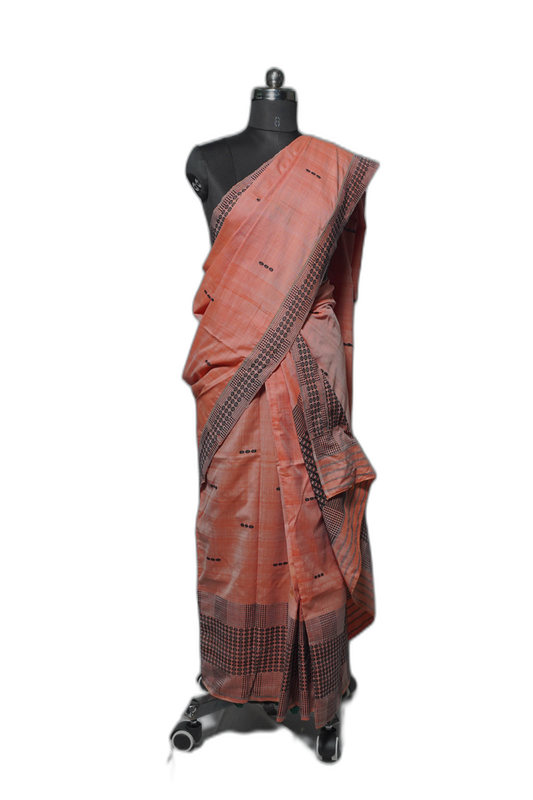 Handmade Masraz Cotton Paat Sador Mekhela