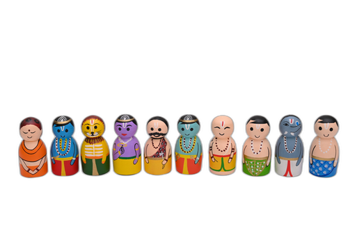 Wooden Dasavtar – Handcrafted Golu Dolls of Vishnu’s Ten Avatars