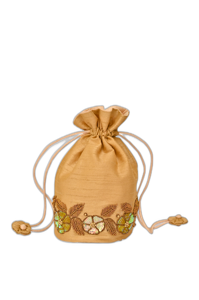 Silk Zardozi Potli