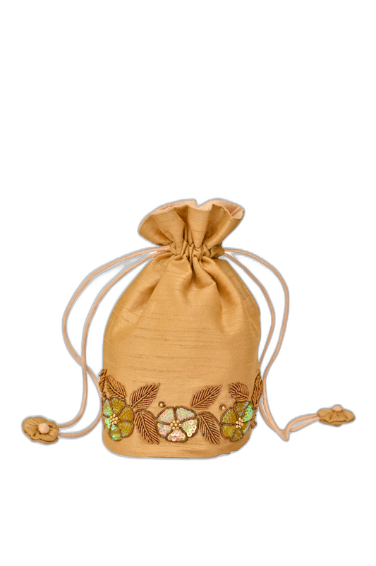 Silk Zardozi Potli