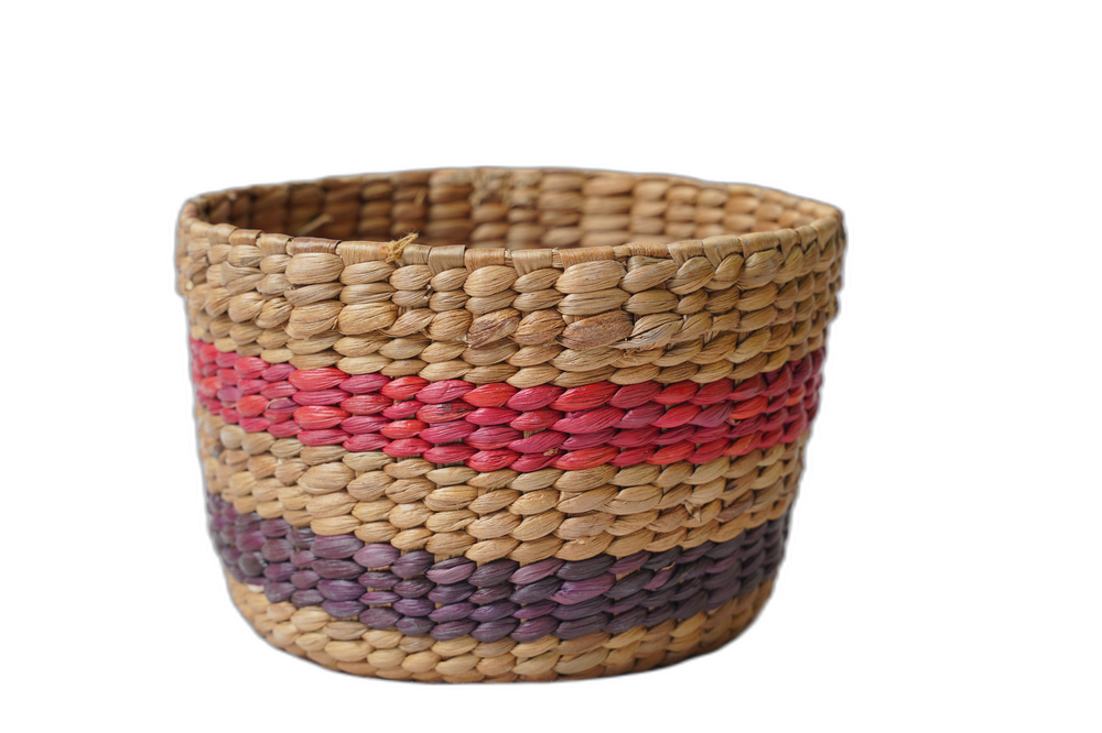 Handmade Water Hyacinth Storage Baskets