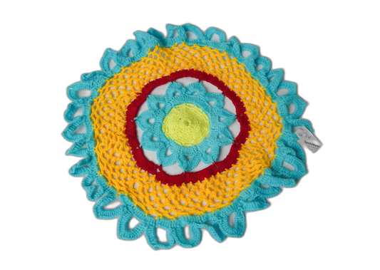 Handmade Crochet Round Table Mat - Small