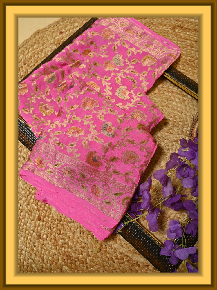 Hand Printed Banarasi Duppatta
