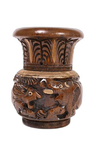 Wooden Handcarved Table Vase
