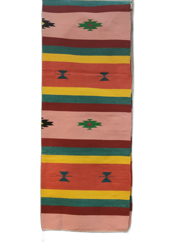 Handmade Light Pink & Red Striped Duri