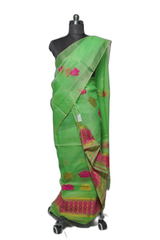 Handmade Pure Nuni Sador Mekhela