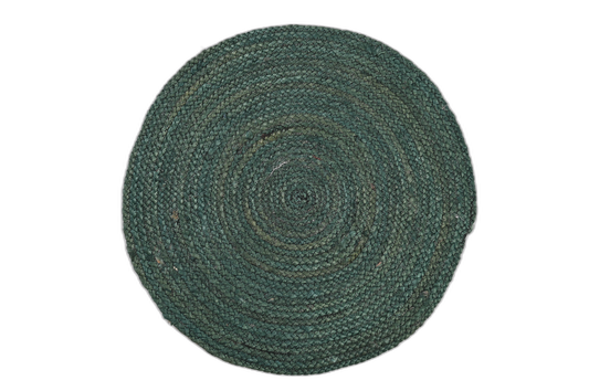 Handmade Dark Color Jute Mat