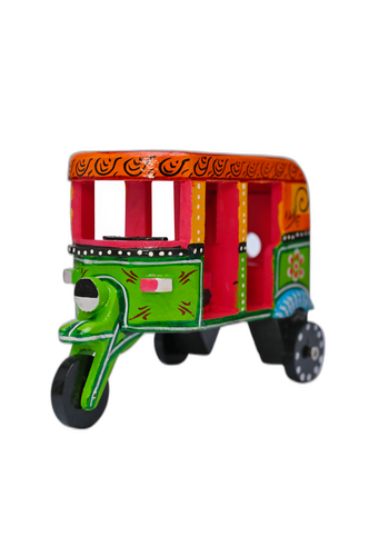 Auto Rickshaw Toy – Handcrafted by OM Handicrafts