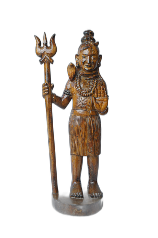 Lord Shiva Wooden Showpiece Home Décor