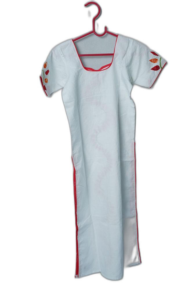 Assamese Women's Cotton Kurti with Threadwork