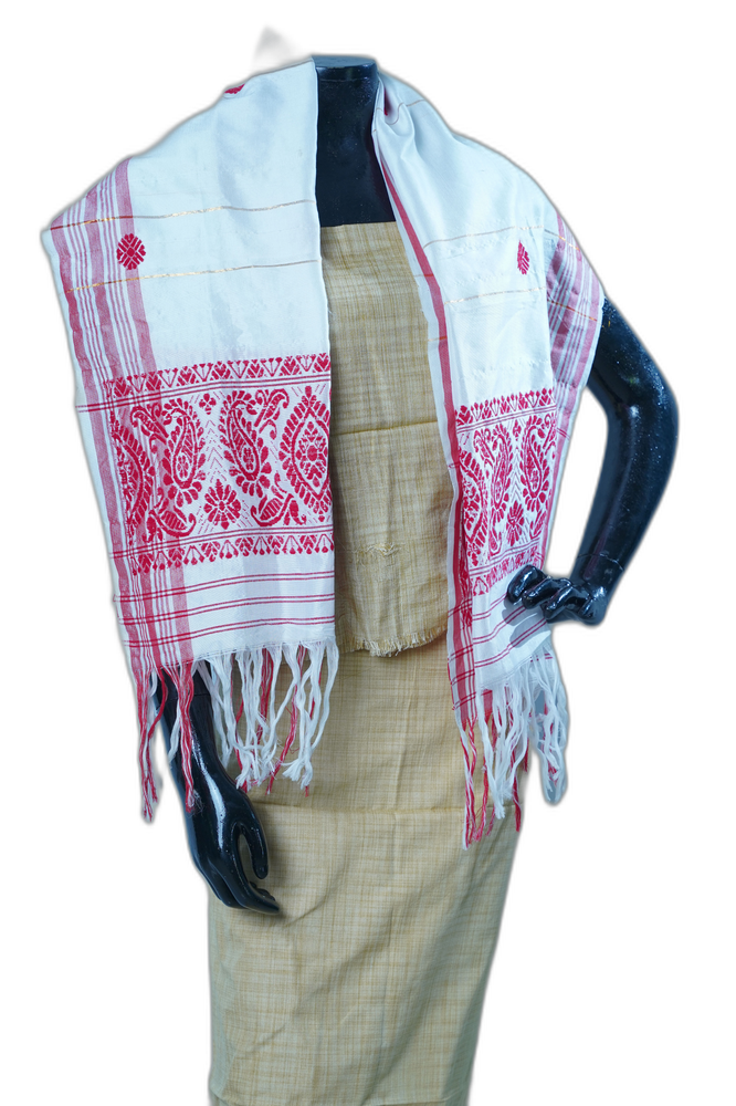 Traditional Handwoven Gamusa Shawl