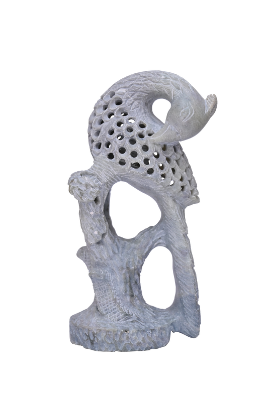 Handcrafted Peacock – Marble Art