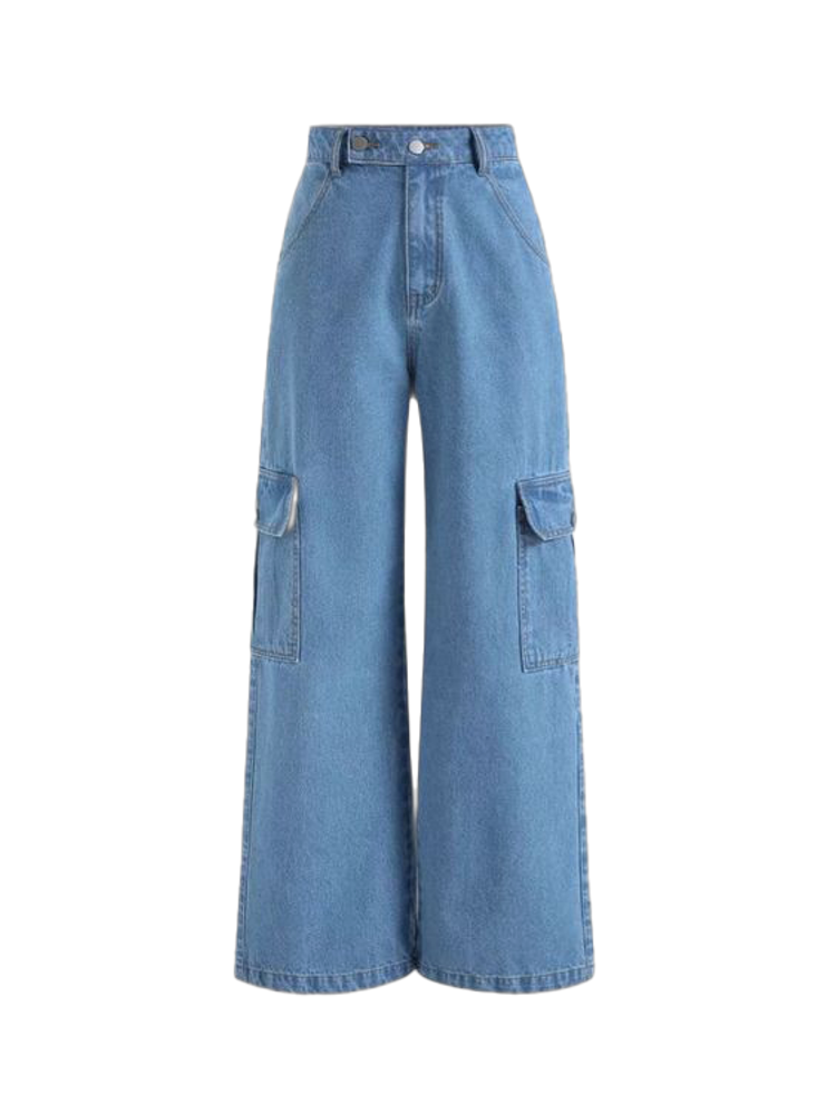 Blue Bellbottom Jeans