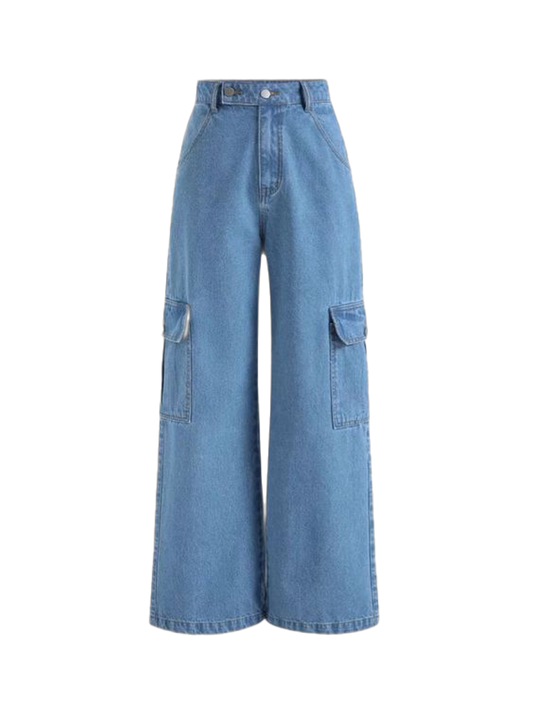 Blue Bellbottom Jeans