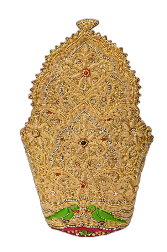 Handmade Zardozi Mukut