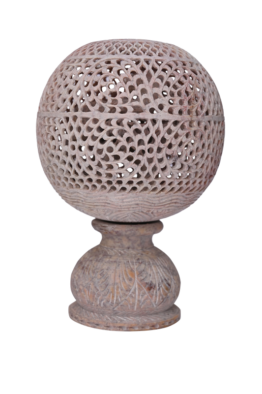 Grey Jali Stone Ball