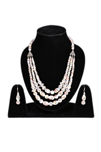 Chura Bajari Necklace & Earrings – Handcrafted Banarasi Beauty