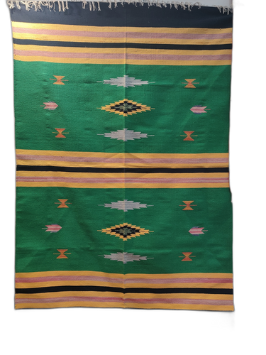 Handmade Green & Golden Dari
