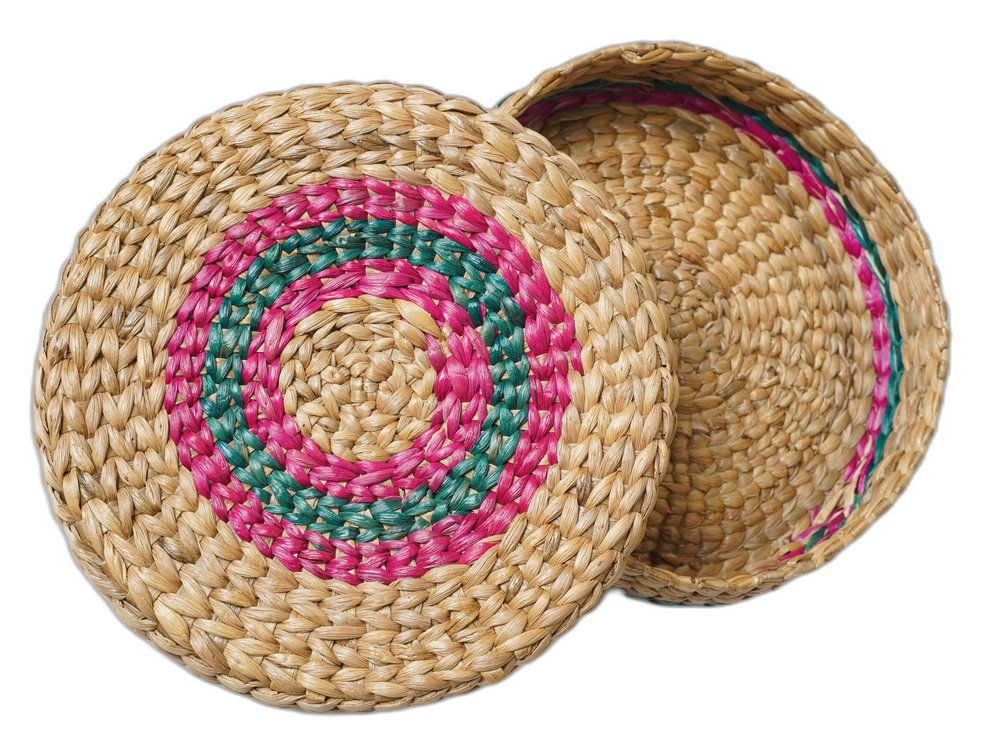 Handmade Water Hyacinth Multi-Purpose Storage Box
