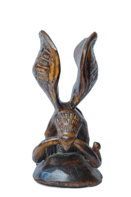 Handmade Wooden Hunting Eagle Home Décor
