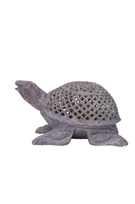 Marble Tortoise – Handcrafted  Stone Sculpture