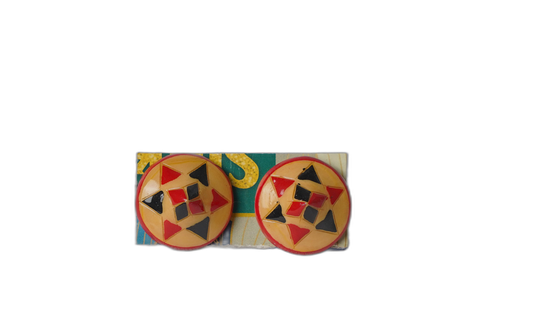 Handmade Assamese Wooden Earrings
