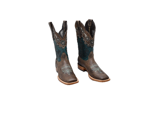 TEXAS COUNTRY WOMENS WESTERN BOOT ALEXA CHOCO E324