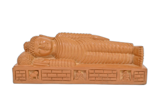 Wooden carved Buddha Parinirvana