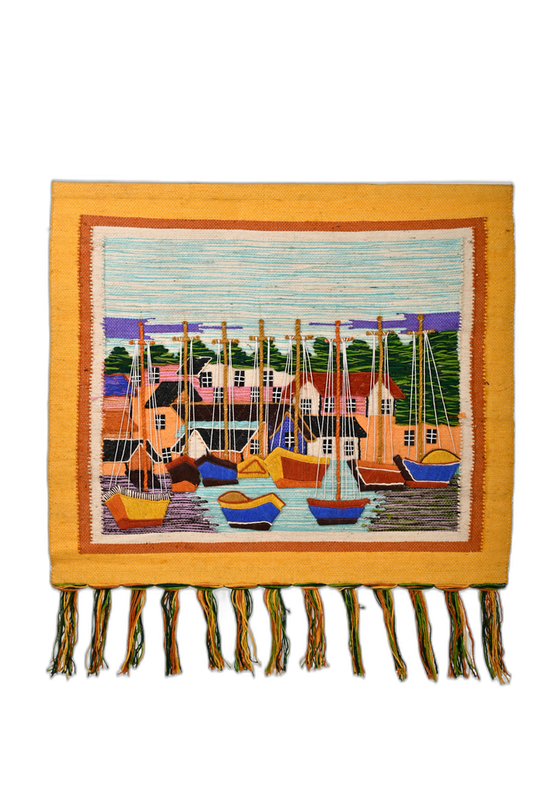 Ship & House Wall Hanging