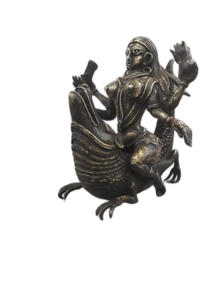 Goddess Ganga Artist Nittai Karamkar At