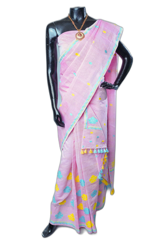 Handwoven Lavender Sador Mekhela