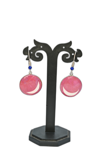 Bold Dot Meenakari Earrings