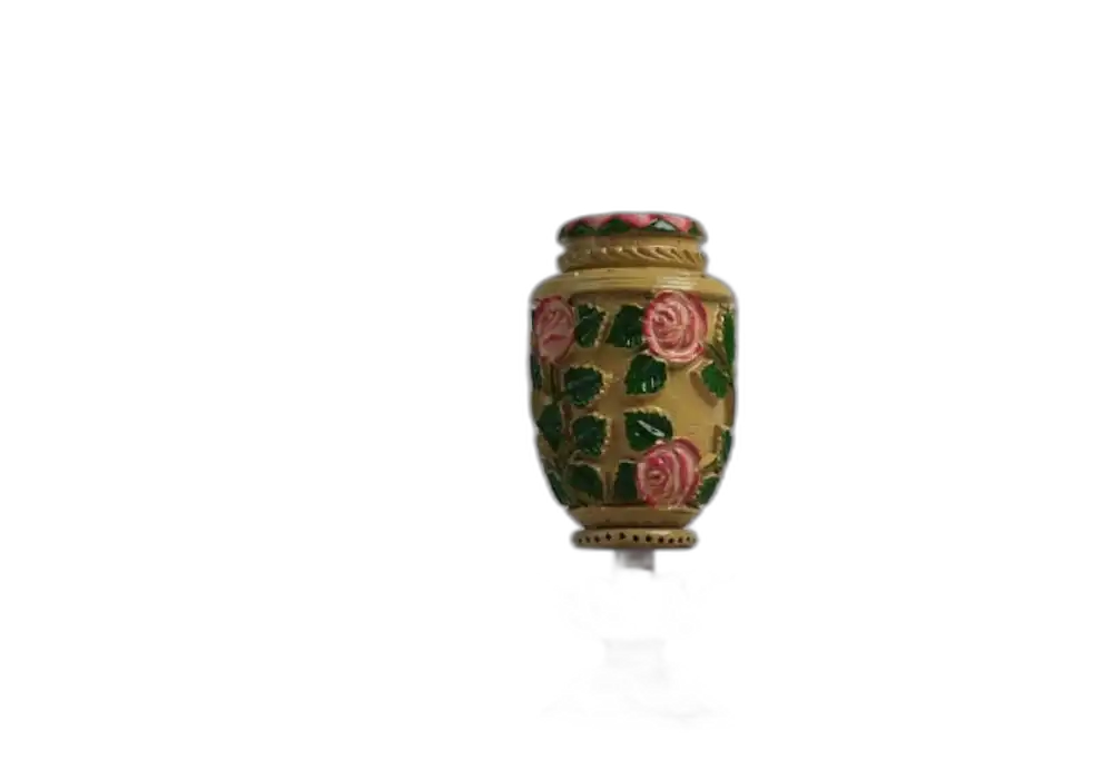 Wooden Pot - Precise Flower Cut